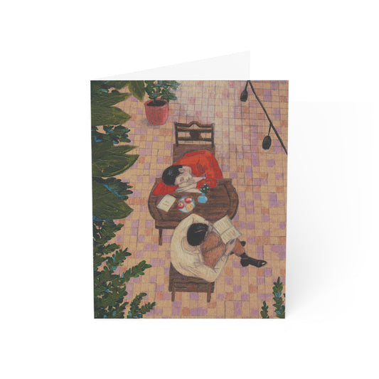 Couple Reading Note Cards (1, 10, 30, and 50pcs)