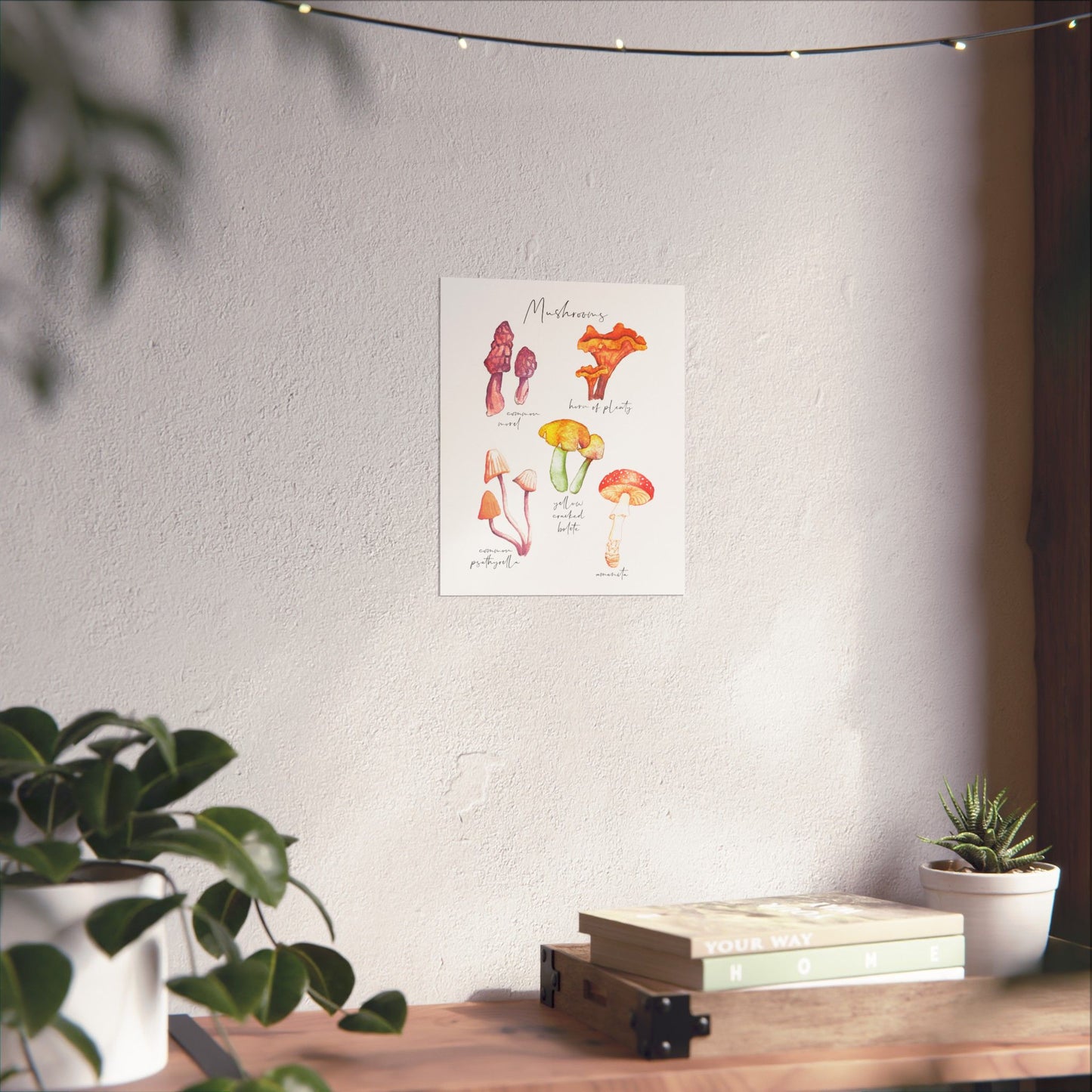 Mushrooms Poster