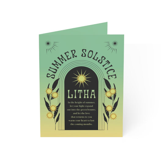 Litha/Summer Solstice Note Cards (1, 10, 30, and 50pcs)
