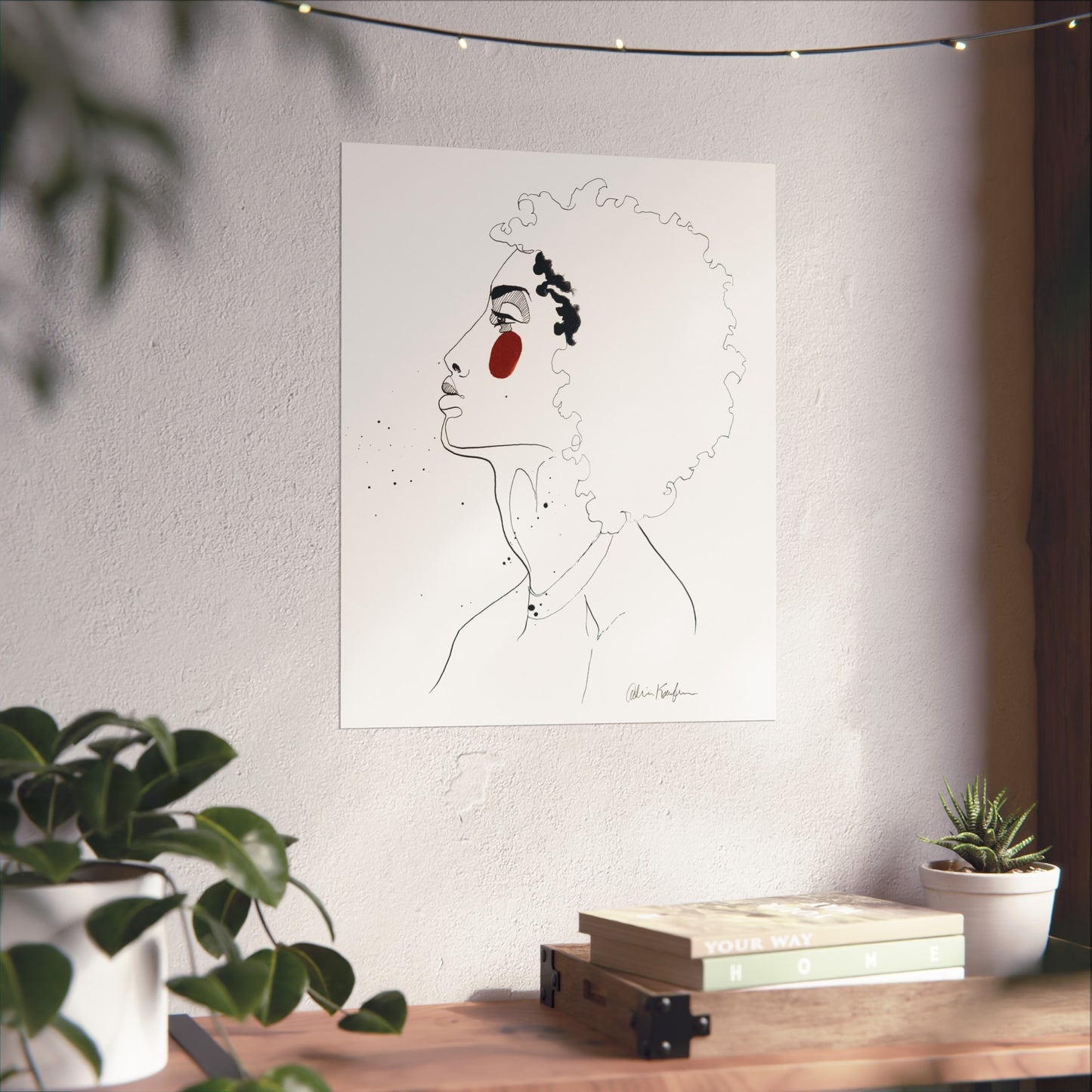 Celeste Cheeky Poster
