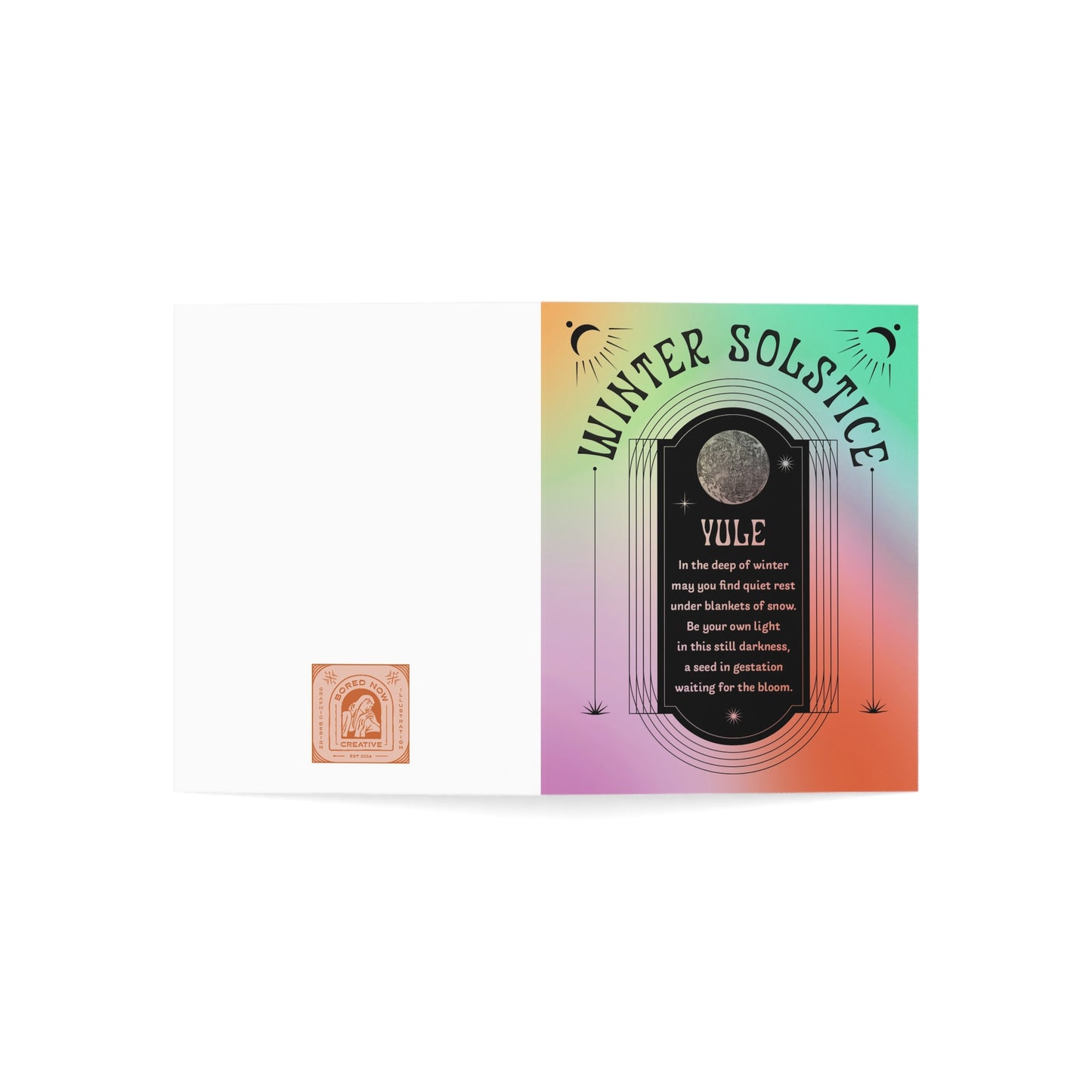 Yule/Winter Solstice Note Cards (1, 10, 30, and 50pcs)