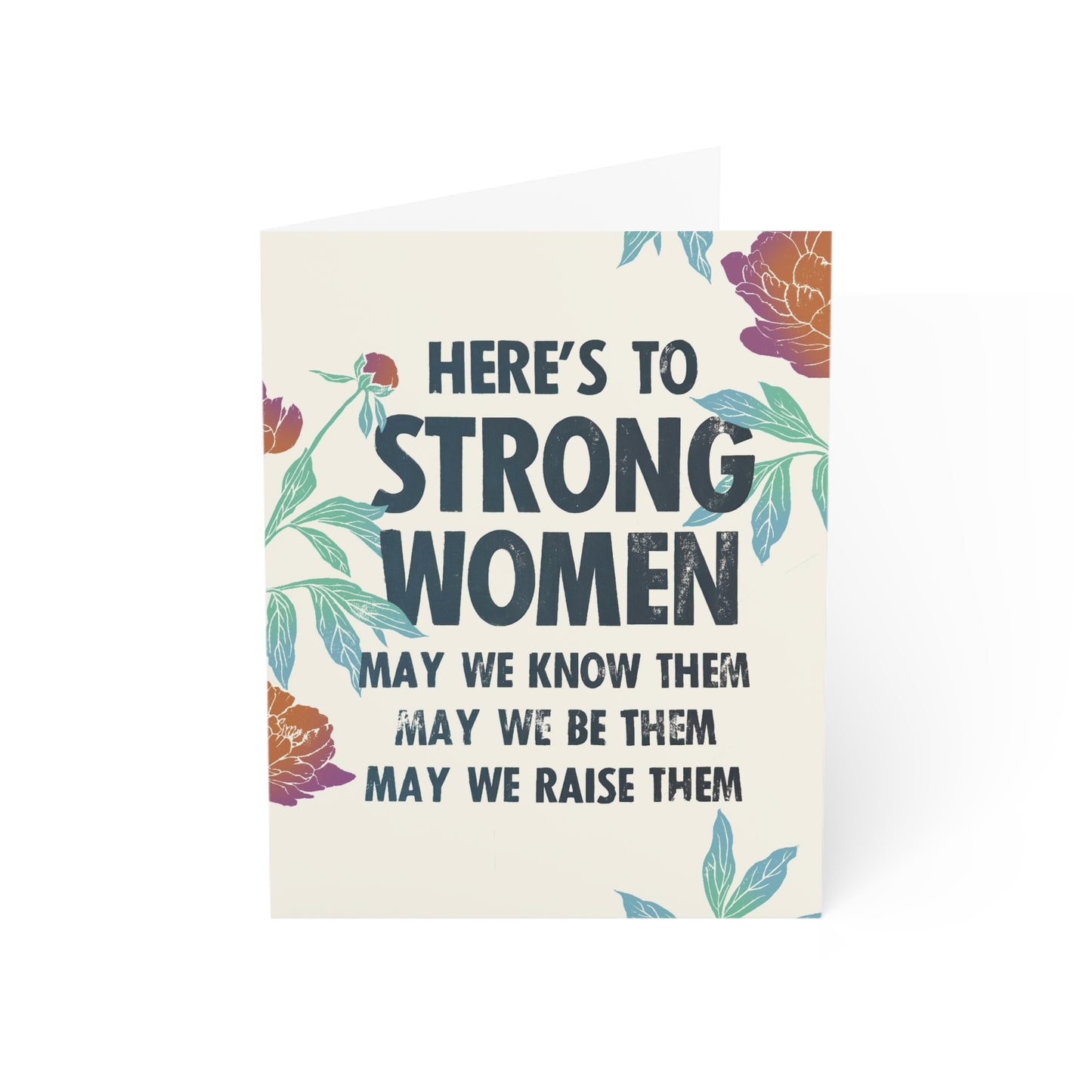 Strong Women Note Cards (1, 10, 30, and 50pcs)
