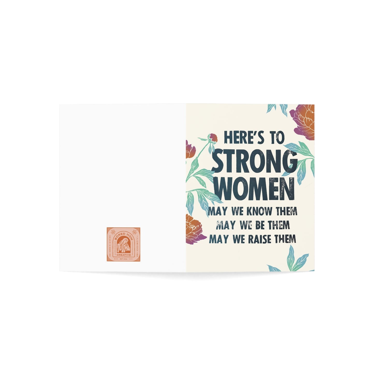 Strong Women Note Cards (1, 10, 30, and 50pcs)