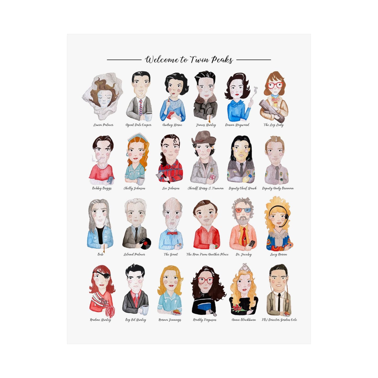 Welcome to Twin Peaks Poster