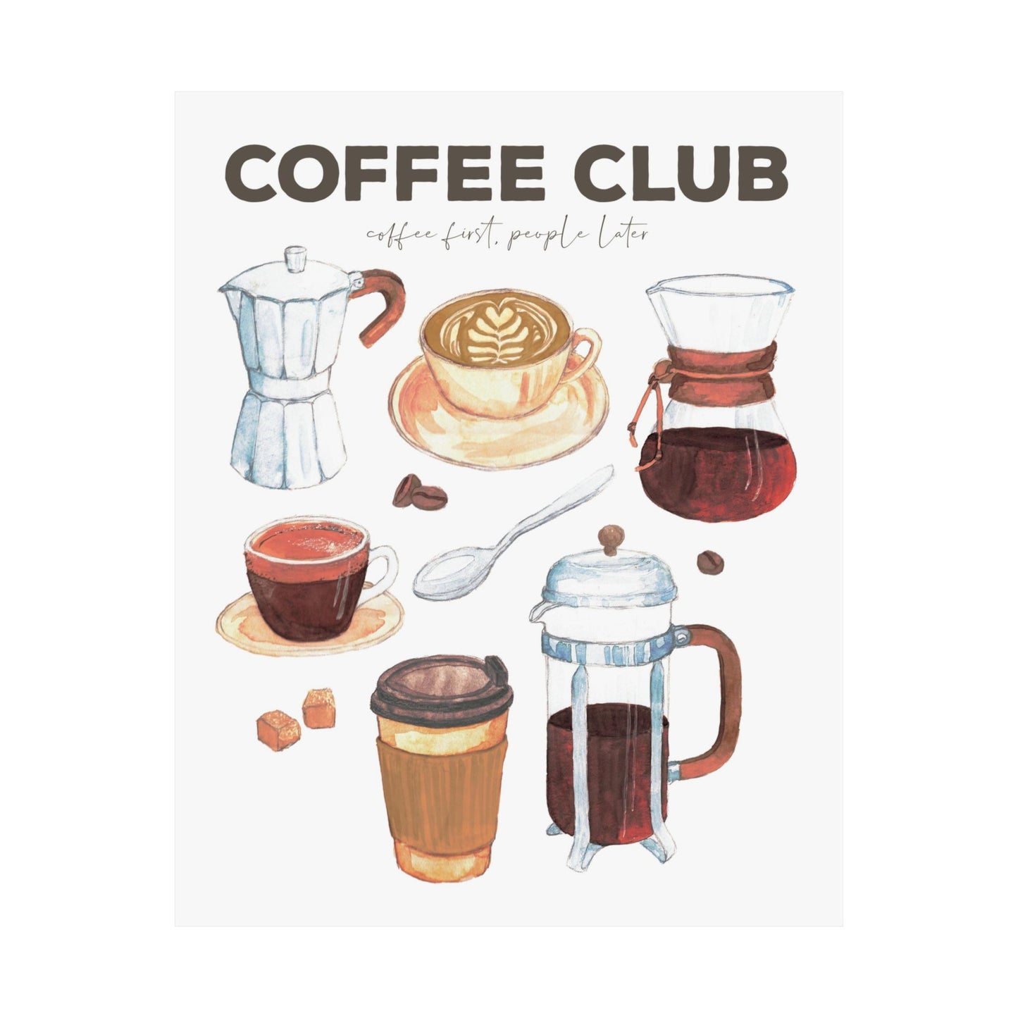 Coffee Club Posters