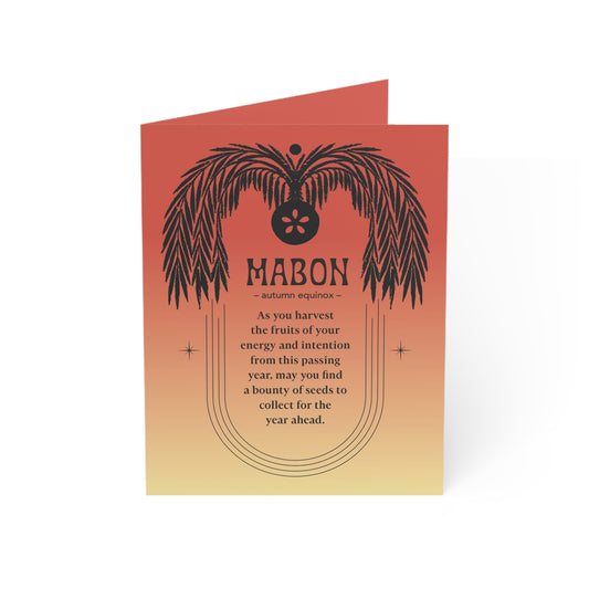 Mabon Note Cards (1, 10, 30, and 50pcs)