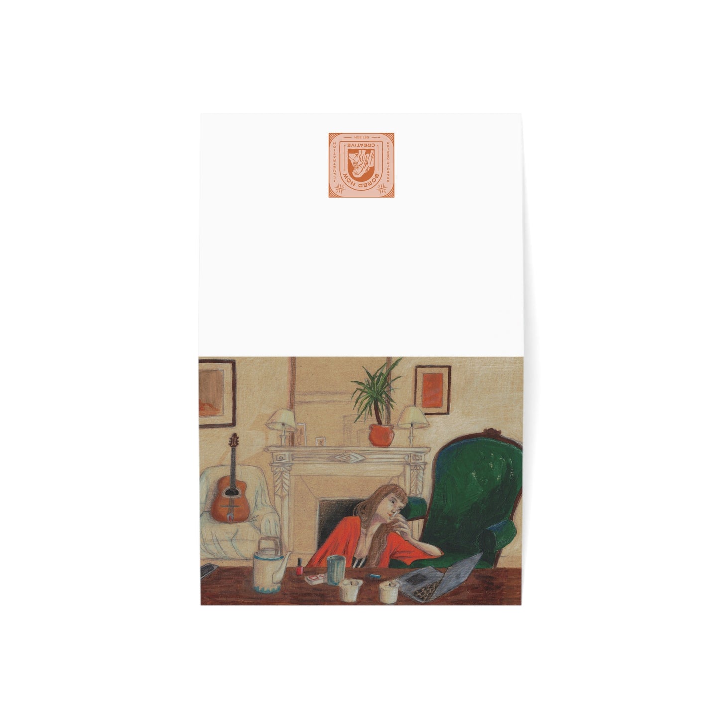 Alone Note Cards (1, 10, 30, and 50pcs)