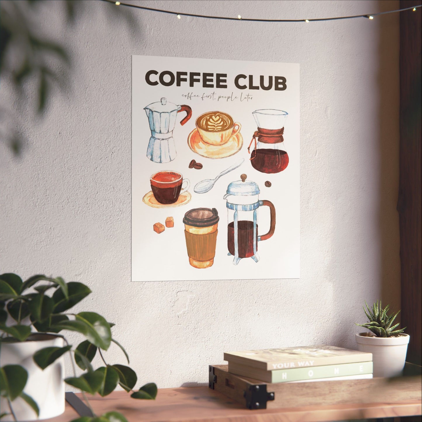 Coffee Club Posters