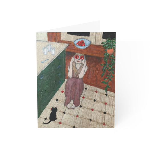 Tomato Eyes Note Cards (1, 10, 30, and 50pcs)