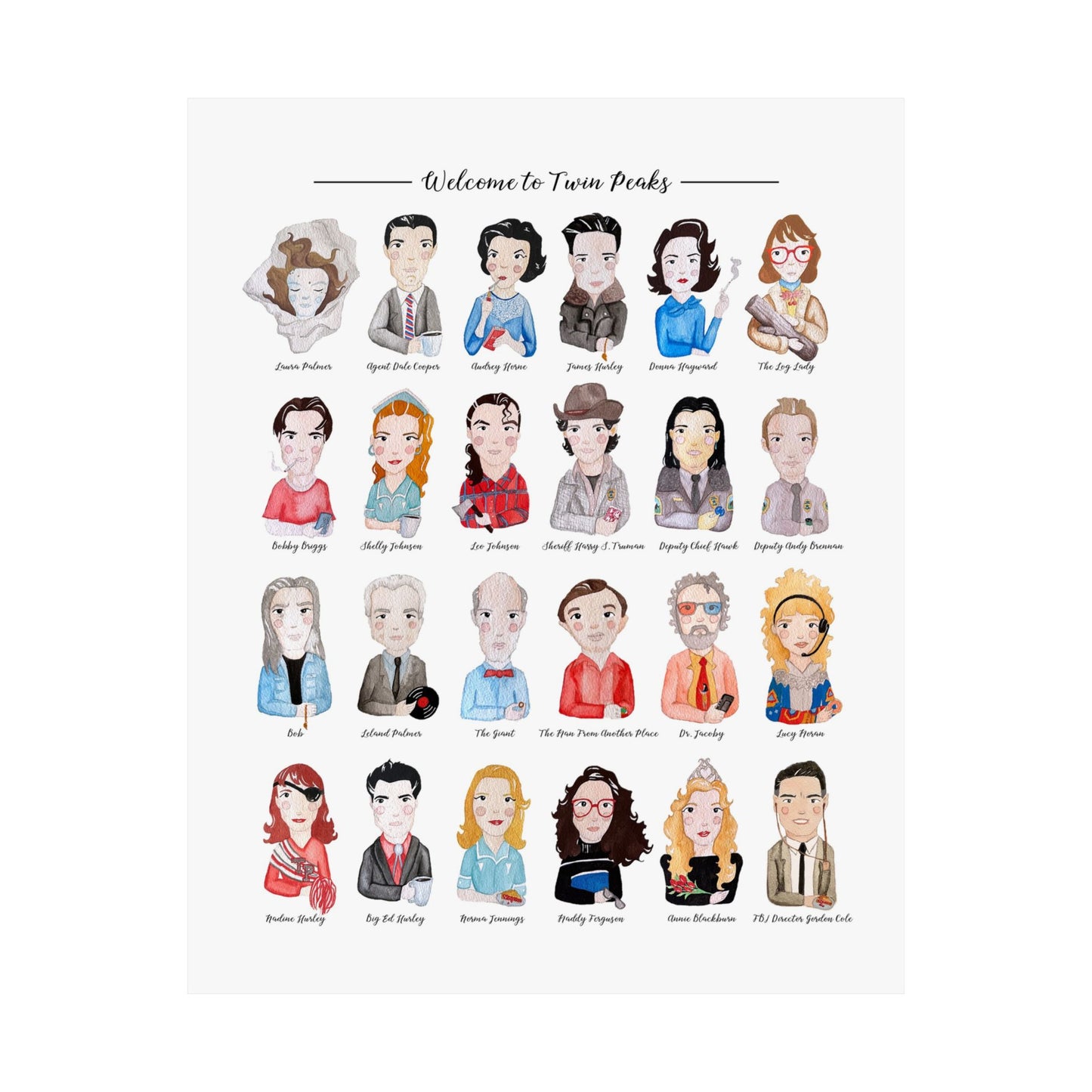 Welcome to Twin Peaks Poster