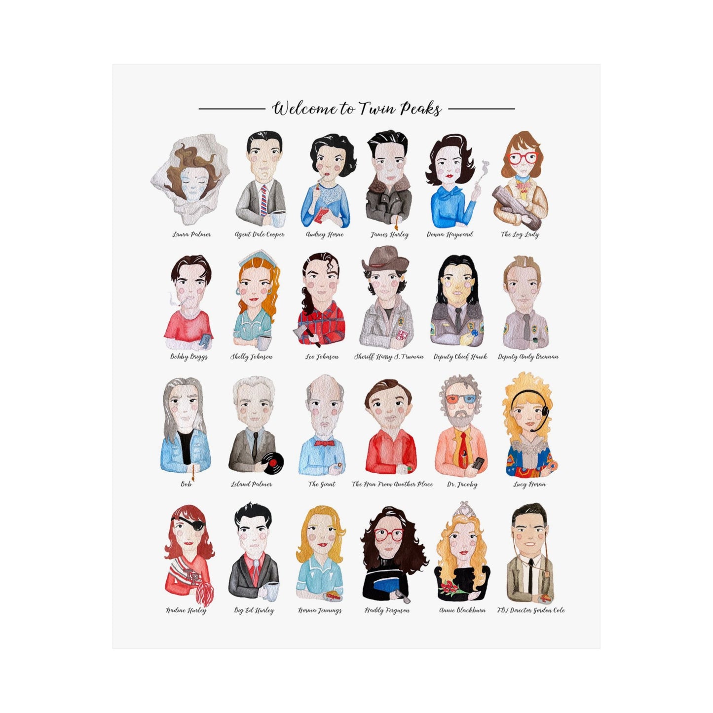 Welcome to Twin Peaks Poster