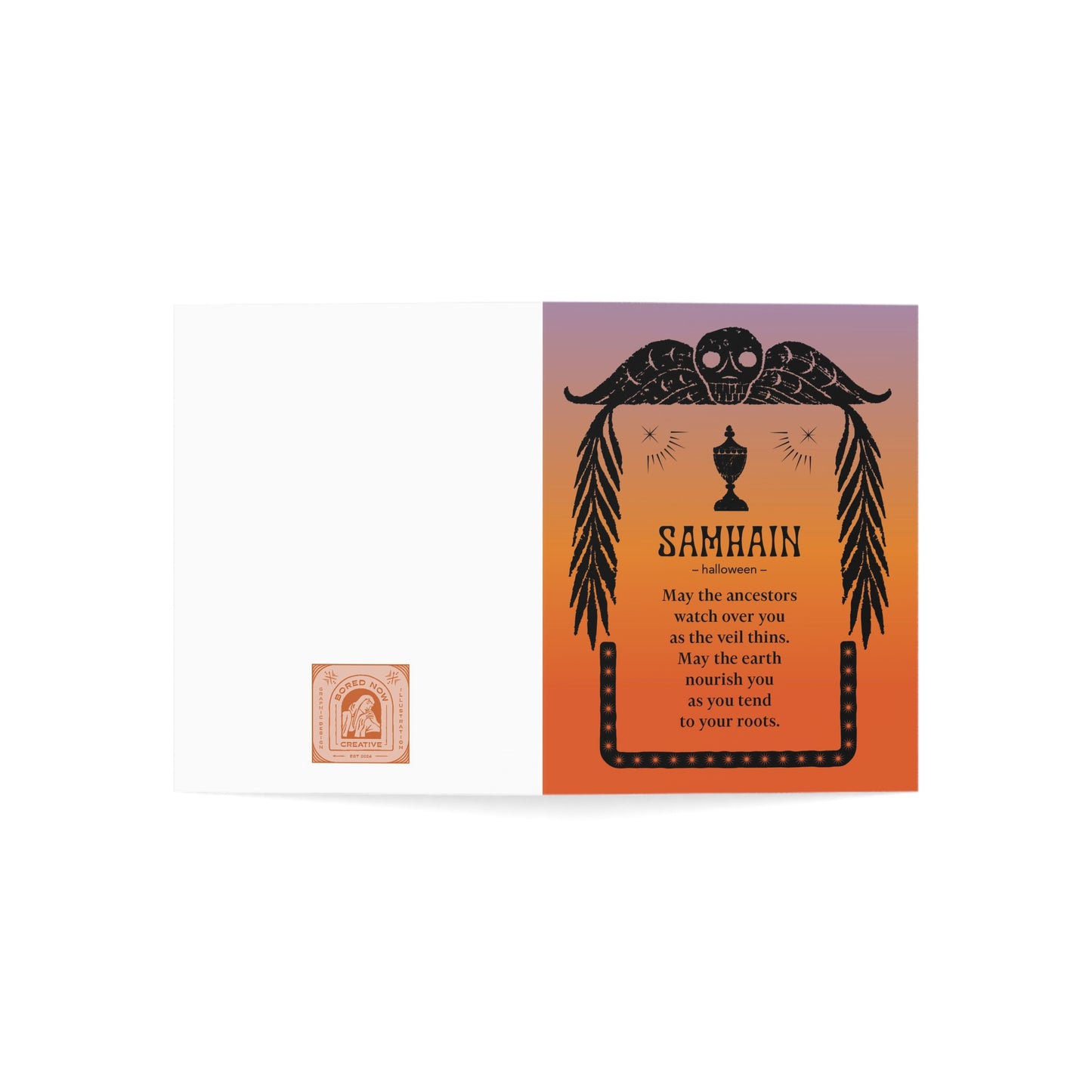 Samhain Note Cards (1, 10, 30, and 50pcs)