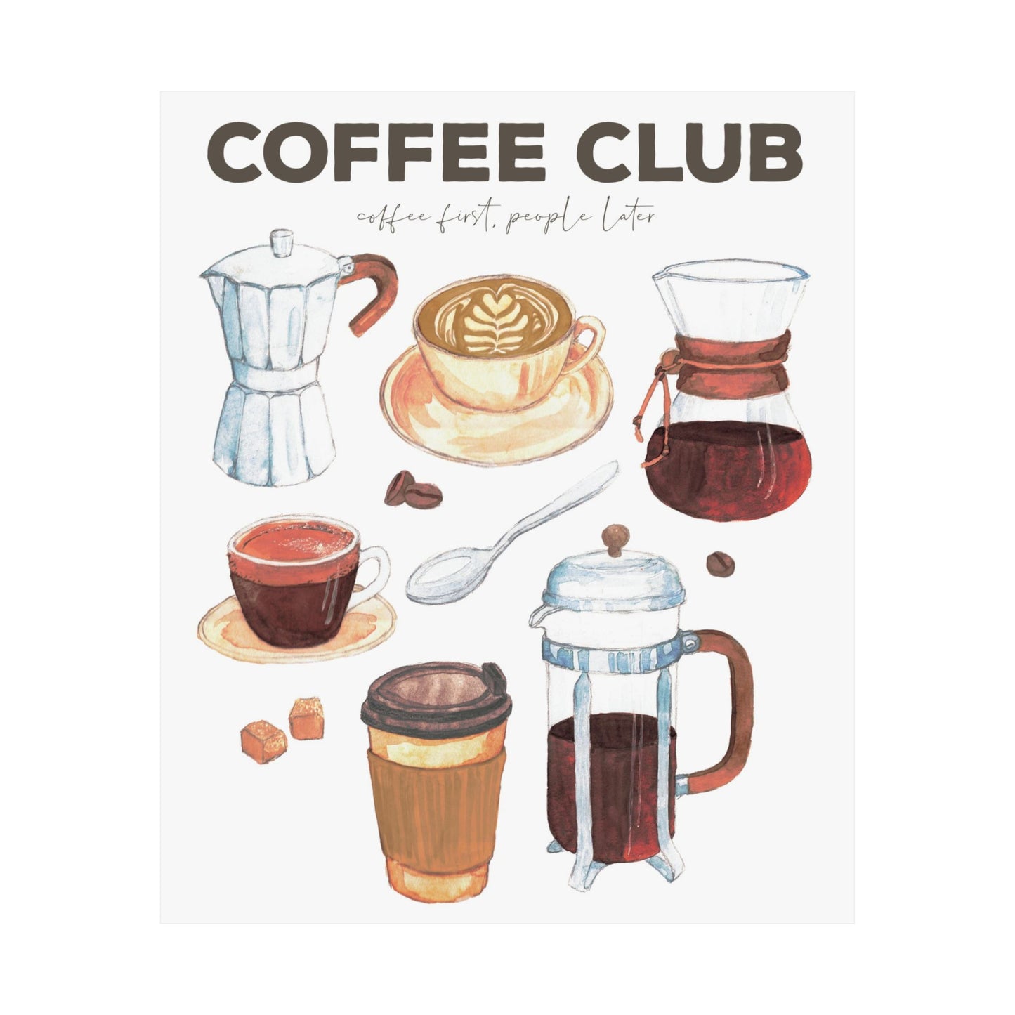 Coffee Club Posters