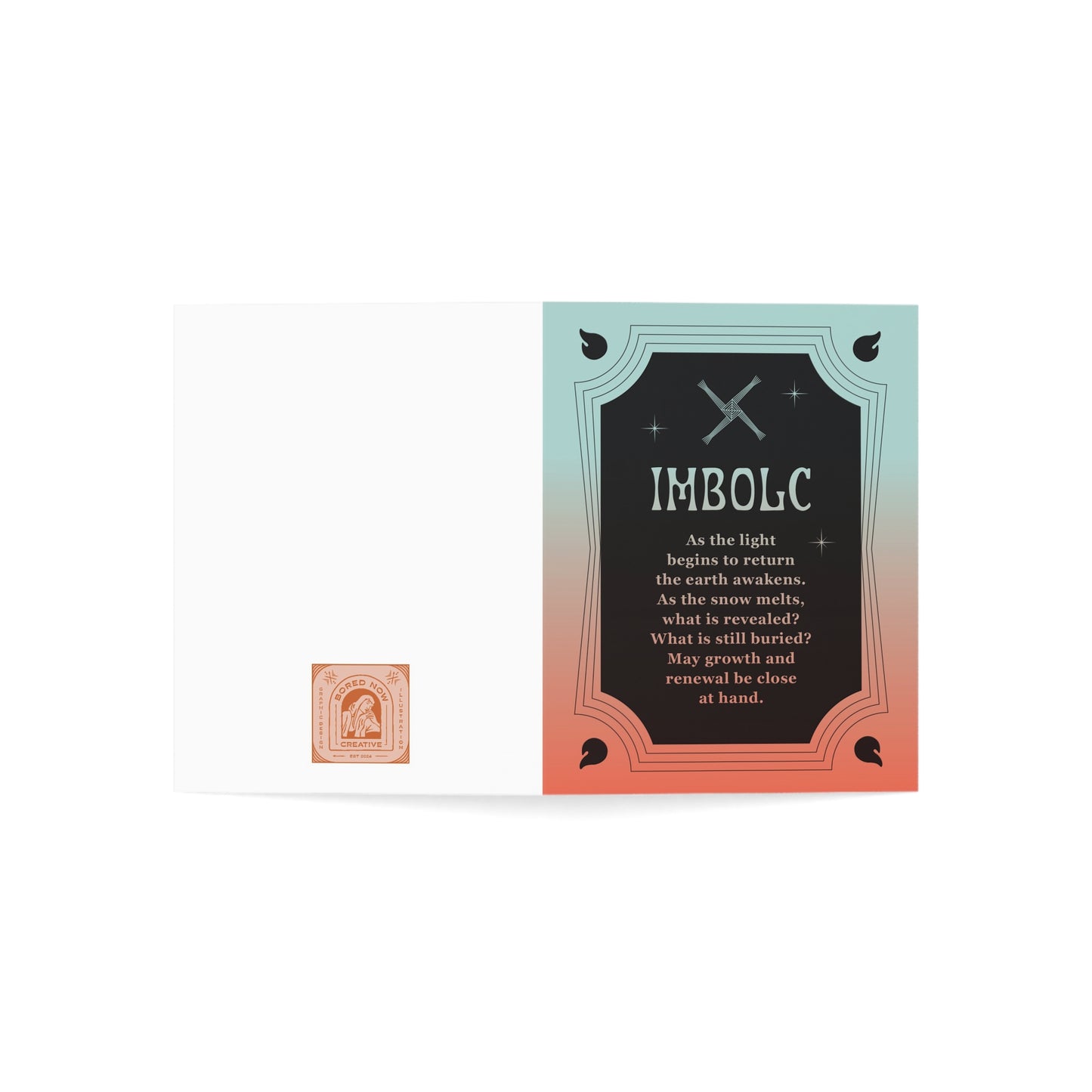 Imbolc Note Cards (1, 10, 30, and 50pcs)