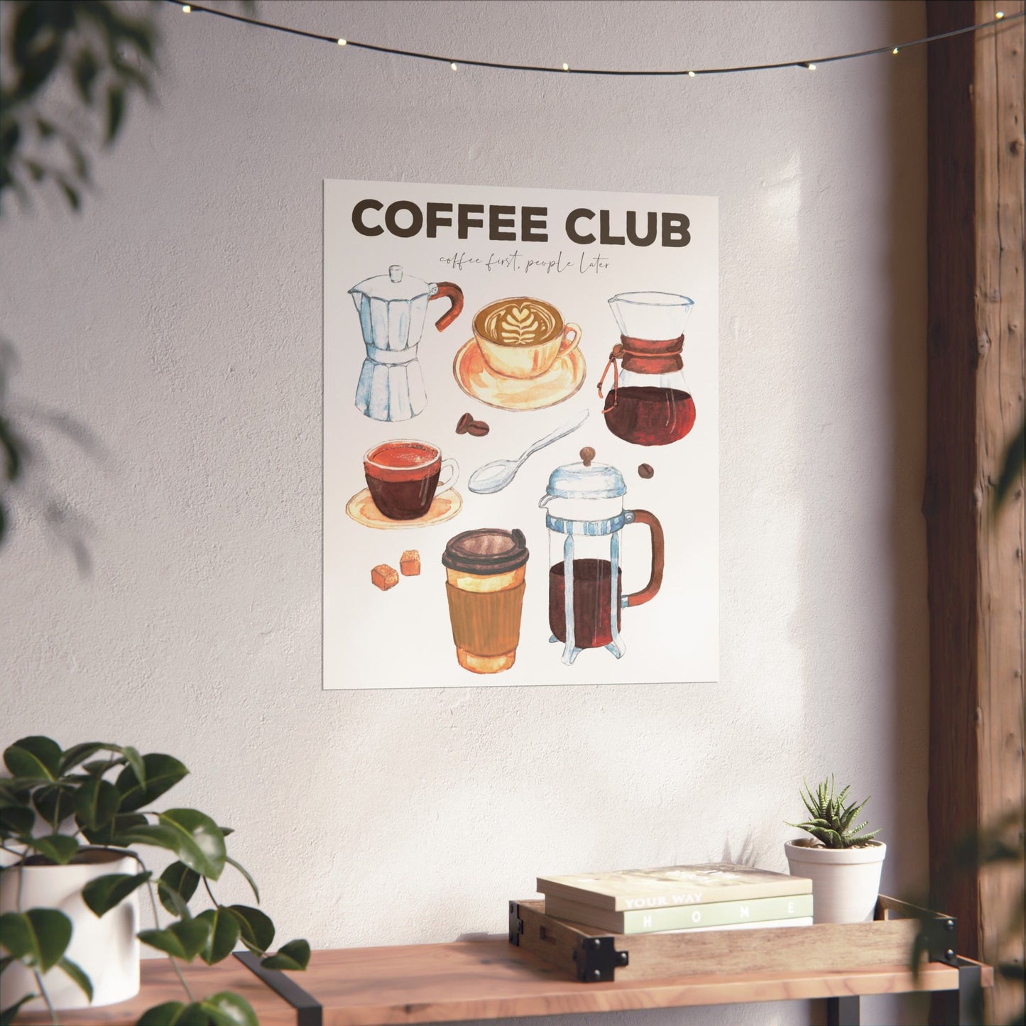 Coffee Club Posters