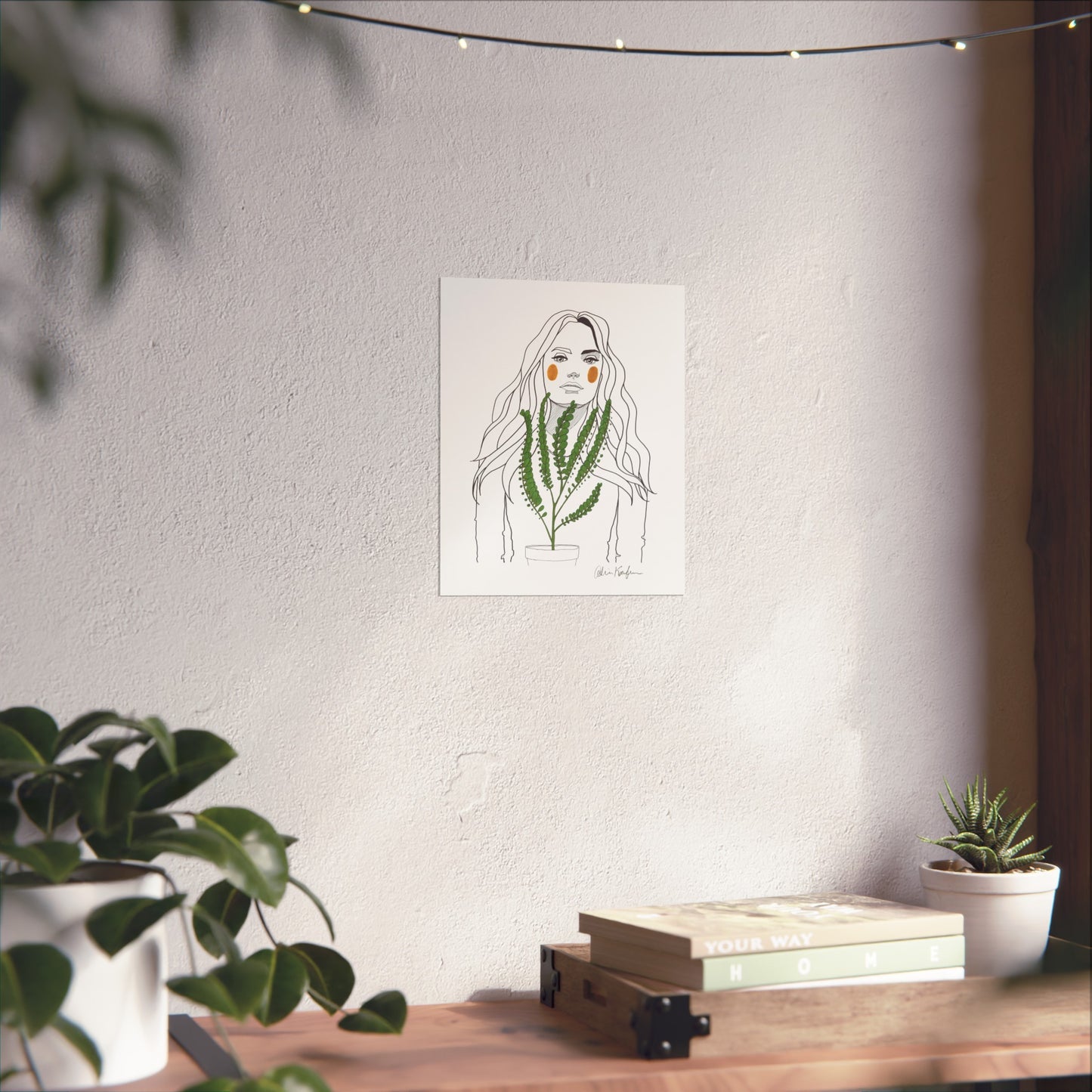 Vision in Green Poster