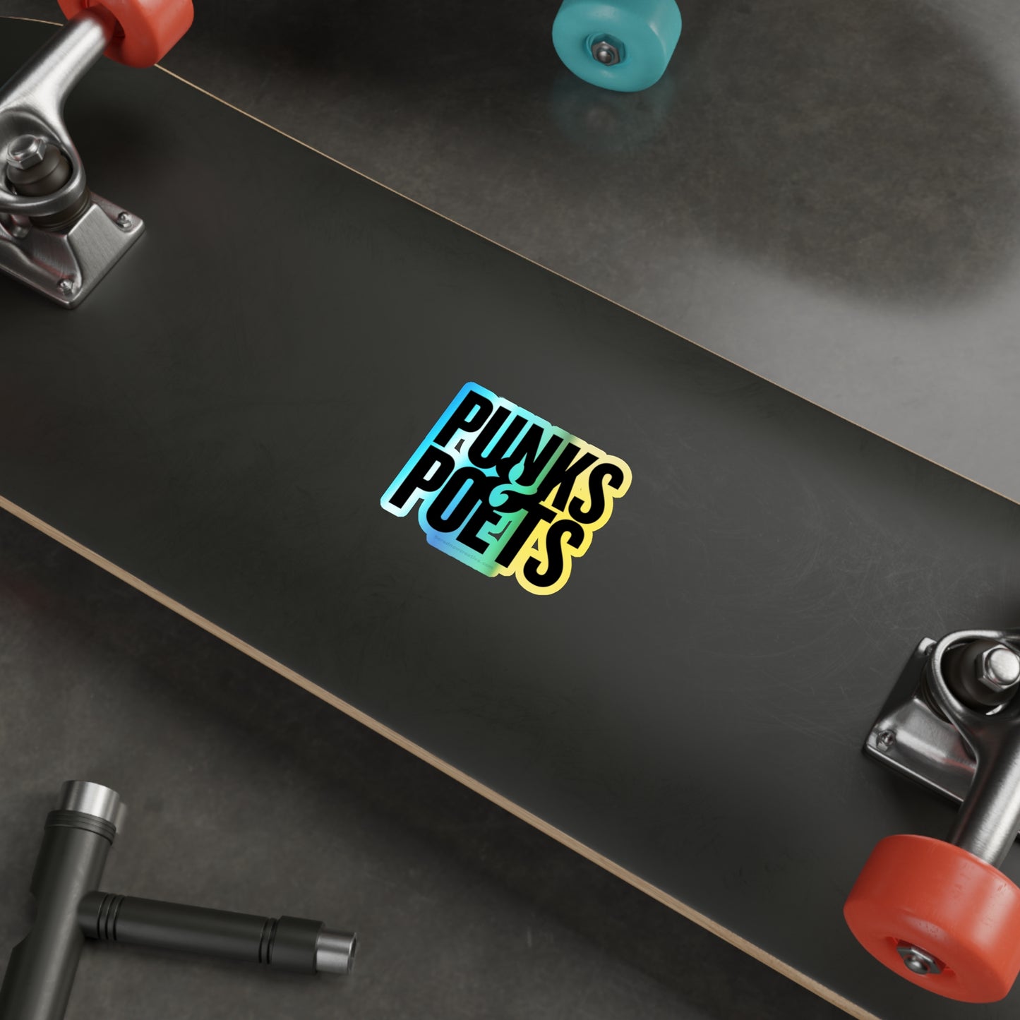 Punks & Poets Holographic Sticker
