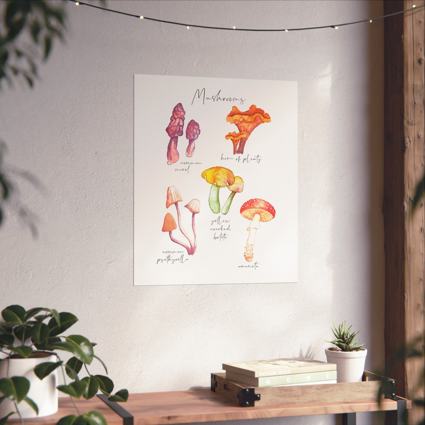 Mushrooms Poster