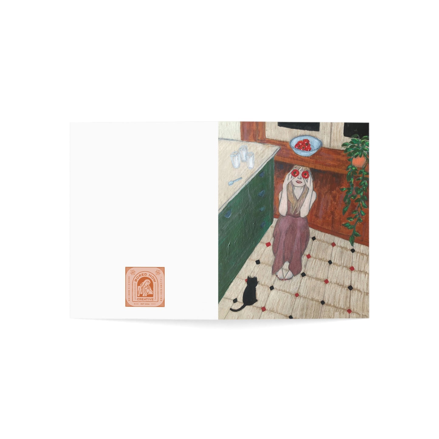 Tomato Eyes Note Cards (1, 10, 30, and 50pcs)