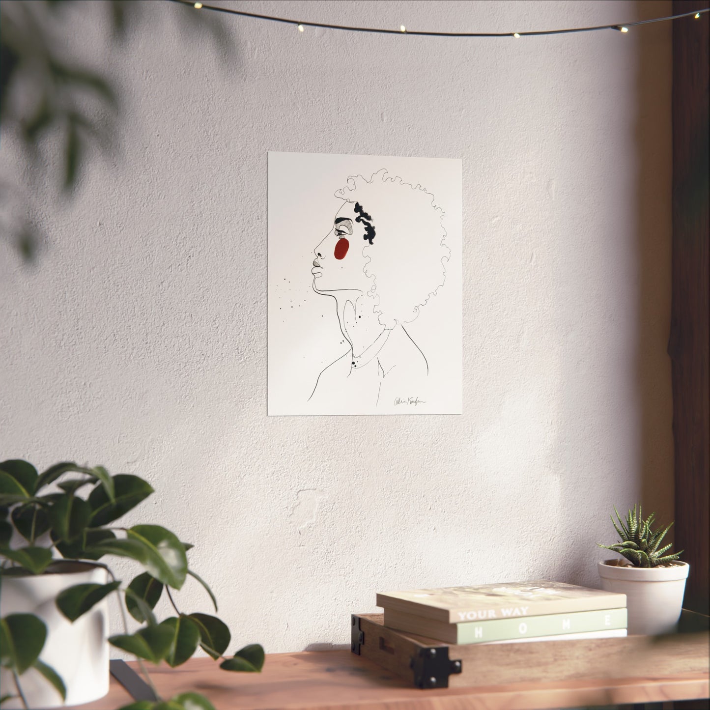 Celeste Cheeky Poster