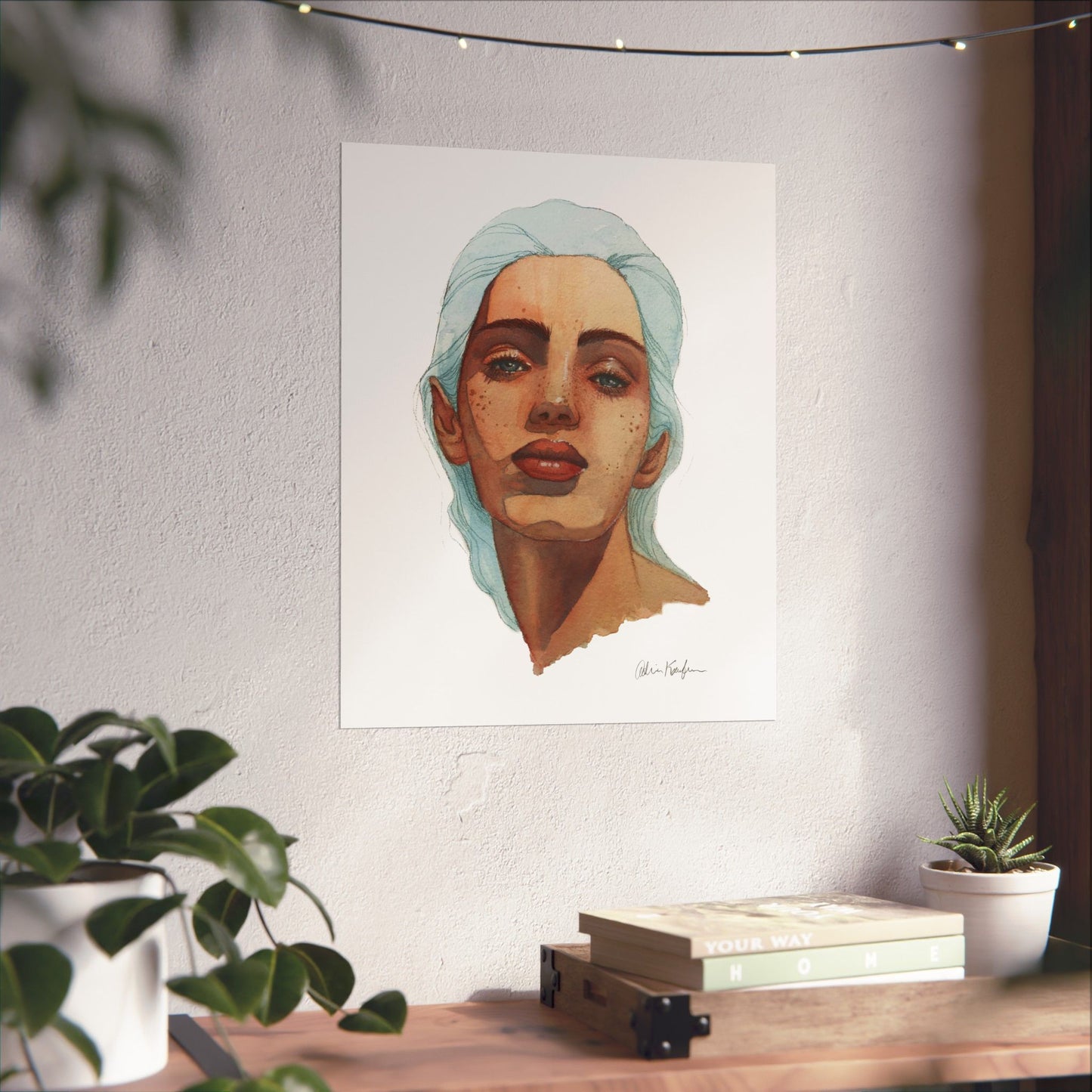Blue Poster