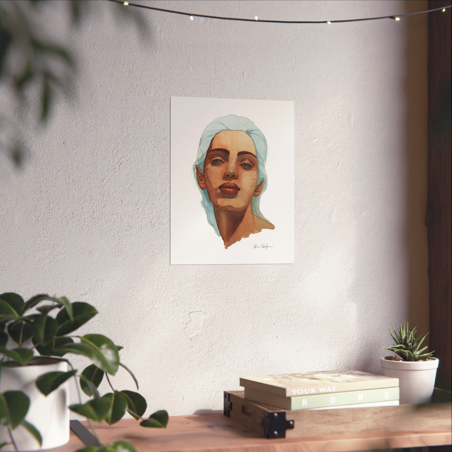 Blue Poster
