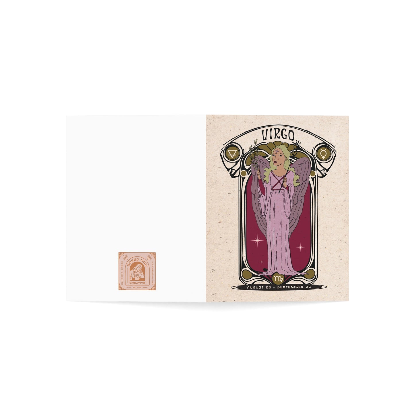 Virgo Zodiac Card