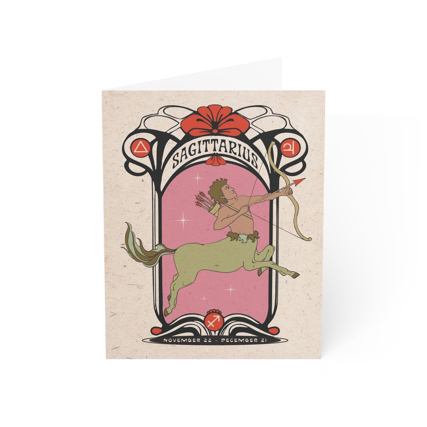 Sagittarius Zodiac Card