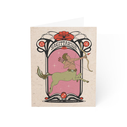 Sagittarius Zodiac Card