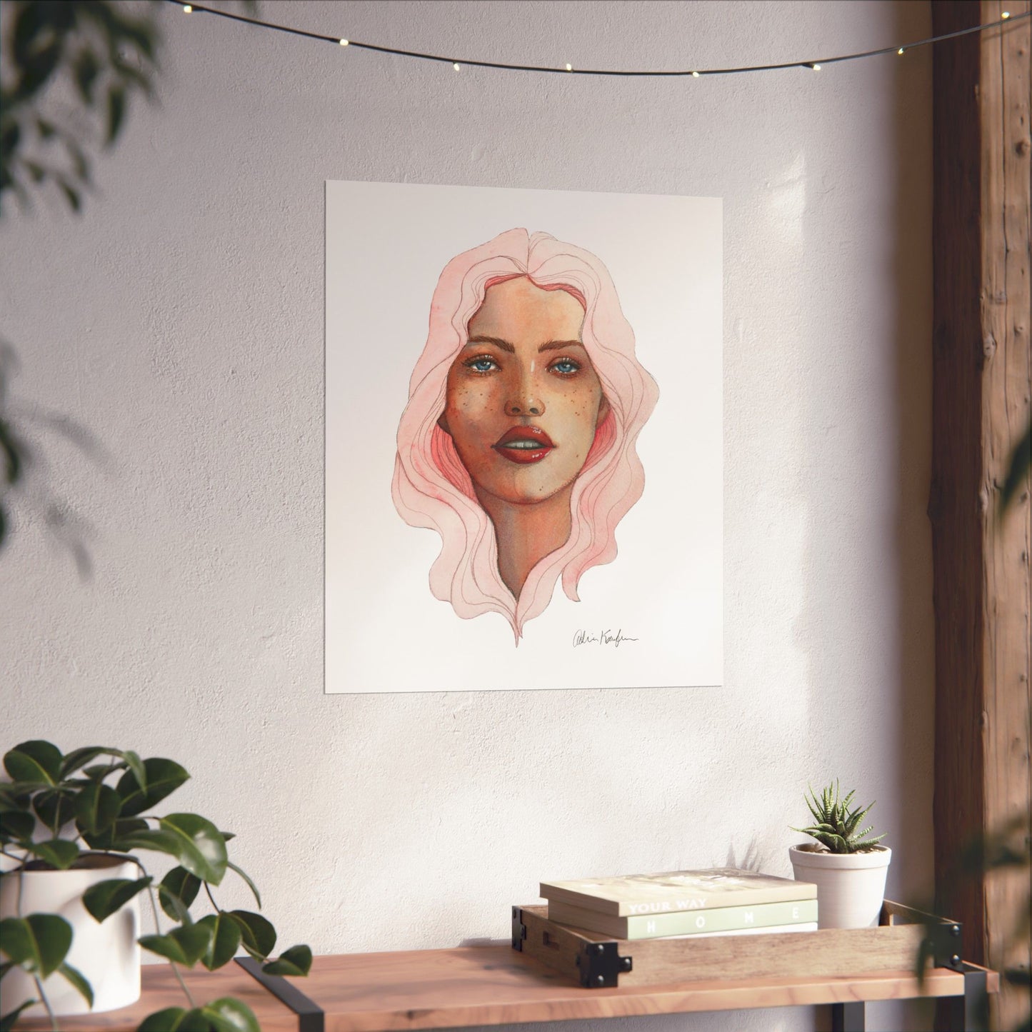 Pink Poster