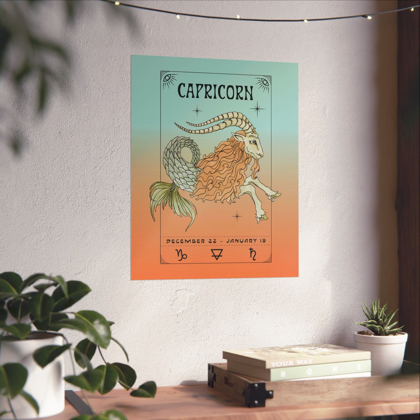 Capricorn Astrology Poster