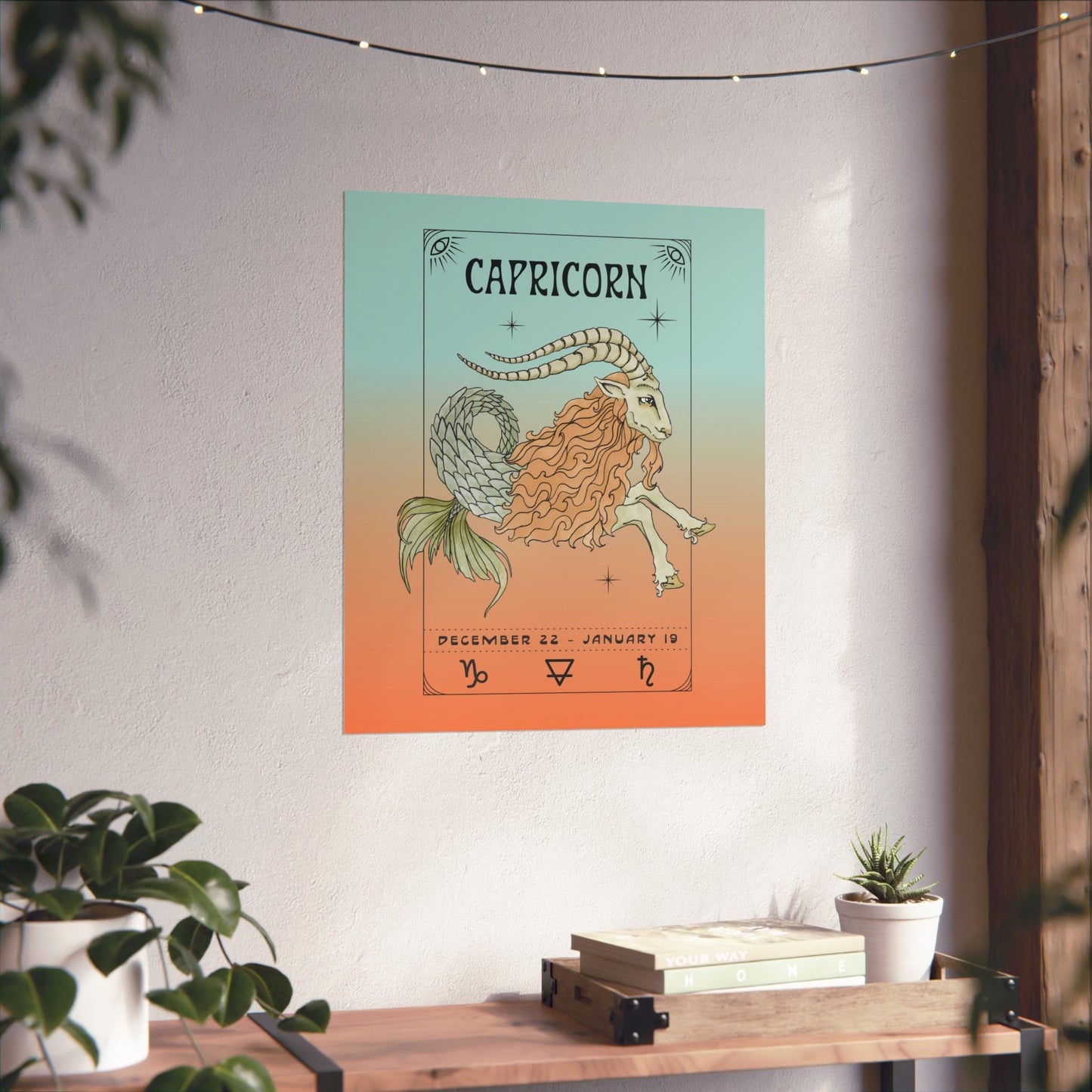Capricorn Astrology Poster