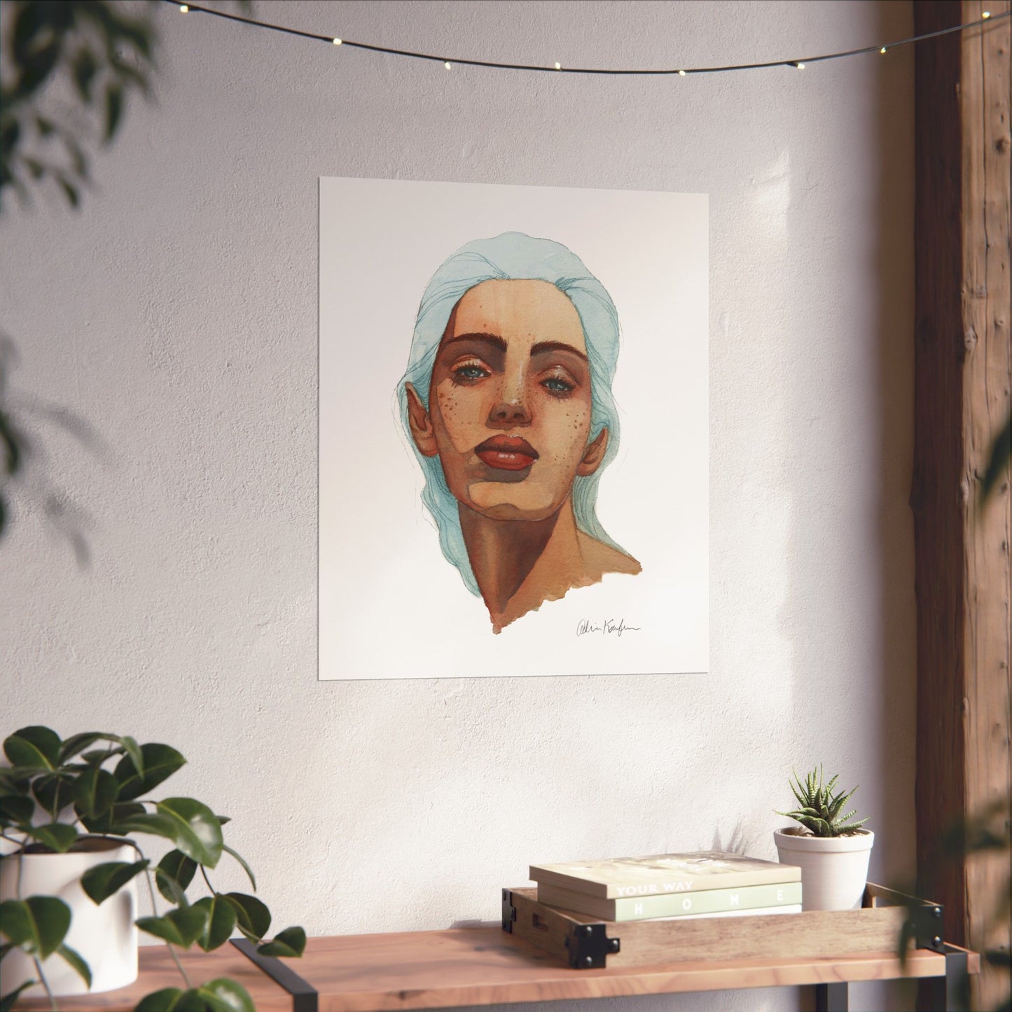 Blue Poster