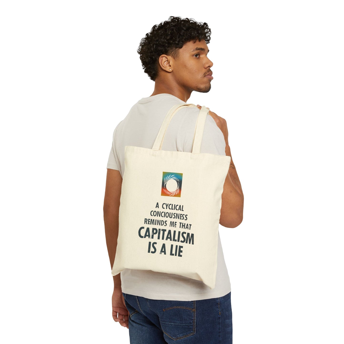 Capitalism is a Lie Tote Bag