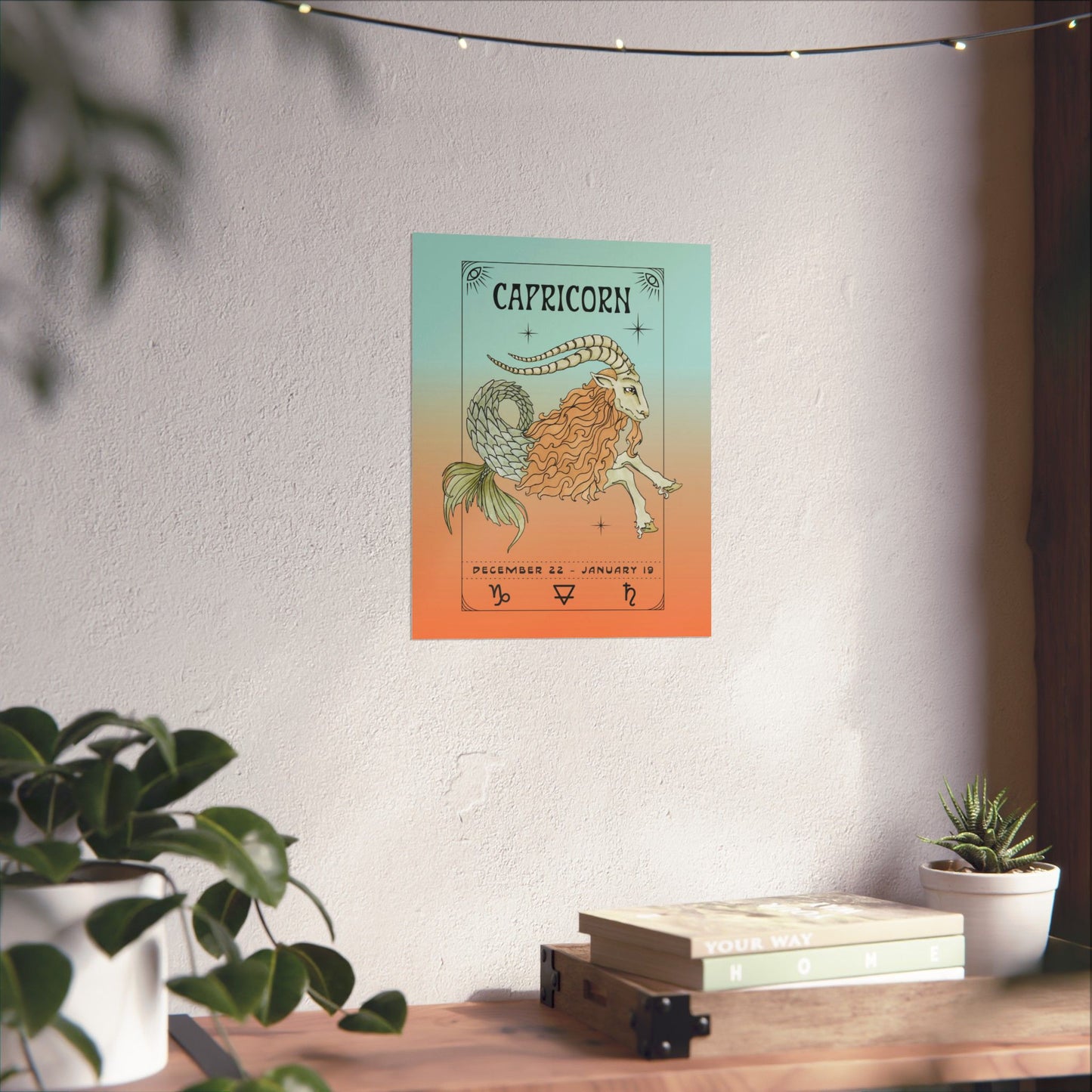 Capricorn Astrology Poster