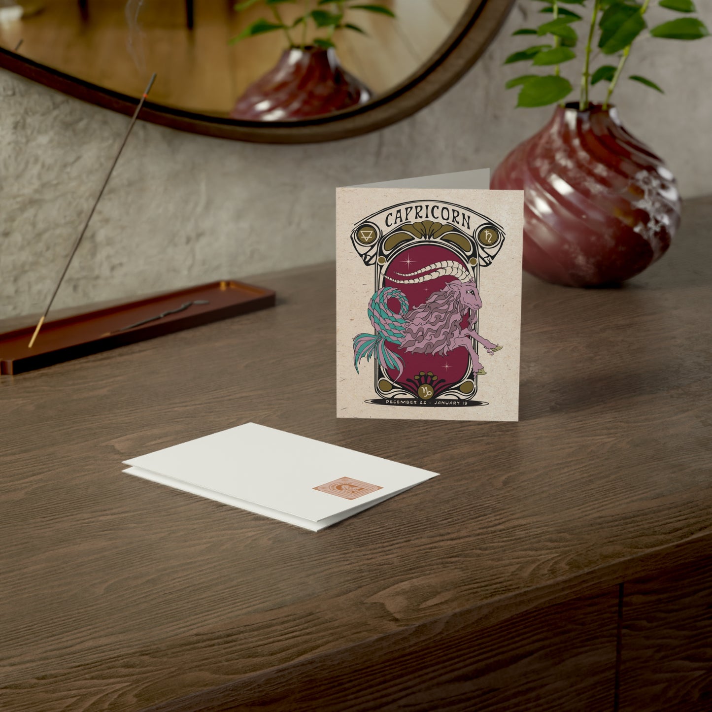 Capricorn Zodiac Card