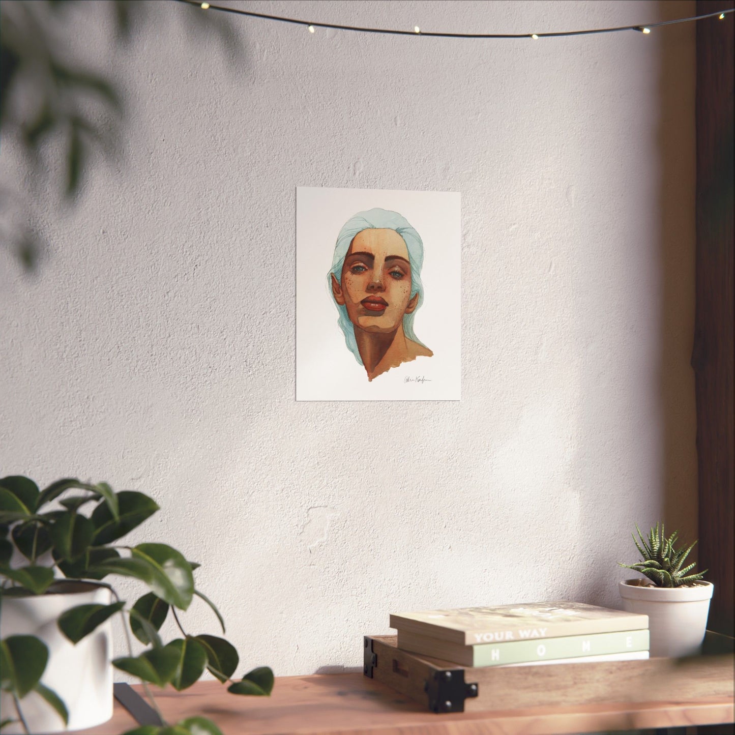 Blue Poster