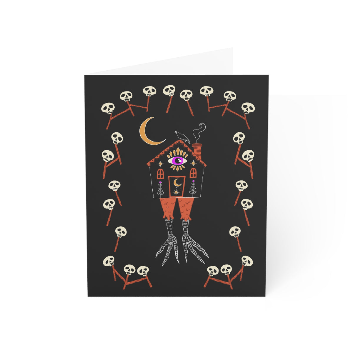 Baba Yaga Note Cards (1, 10, 30, and 50pcs)