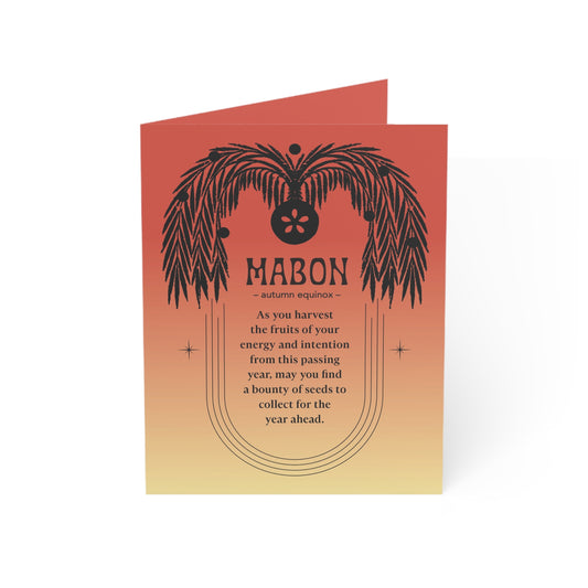 Mabon Note Cards (1, 10, 30, and 50pcs)