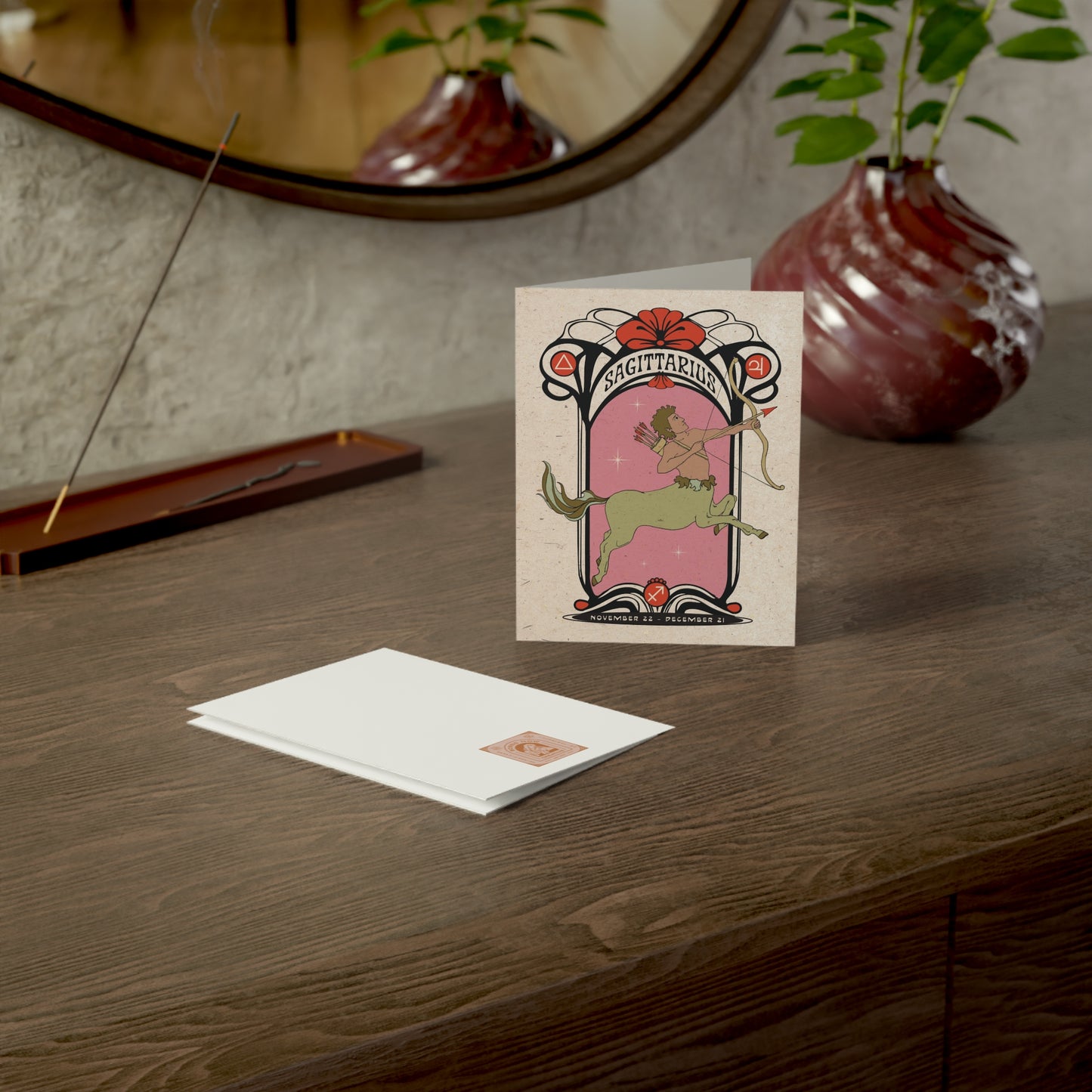 Sagittarius Zodiac Card