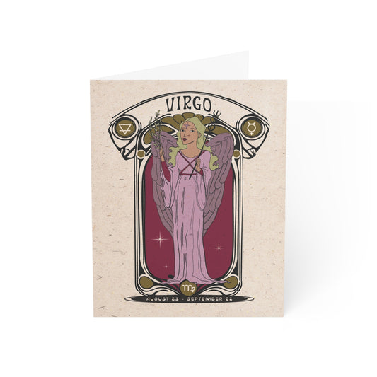 Virgo Zodiac Card