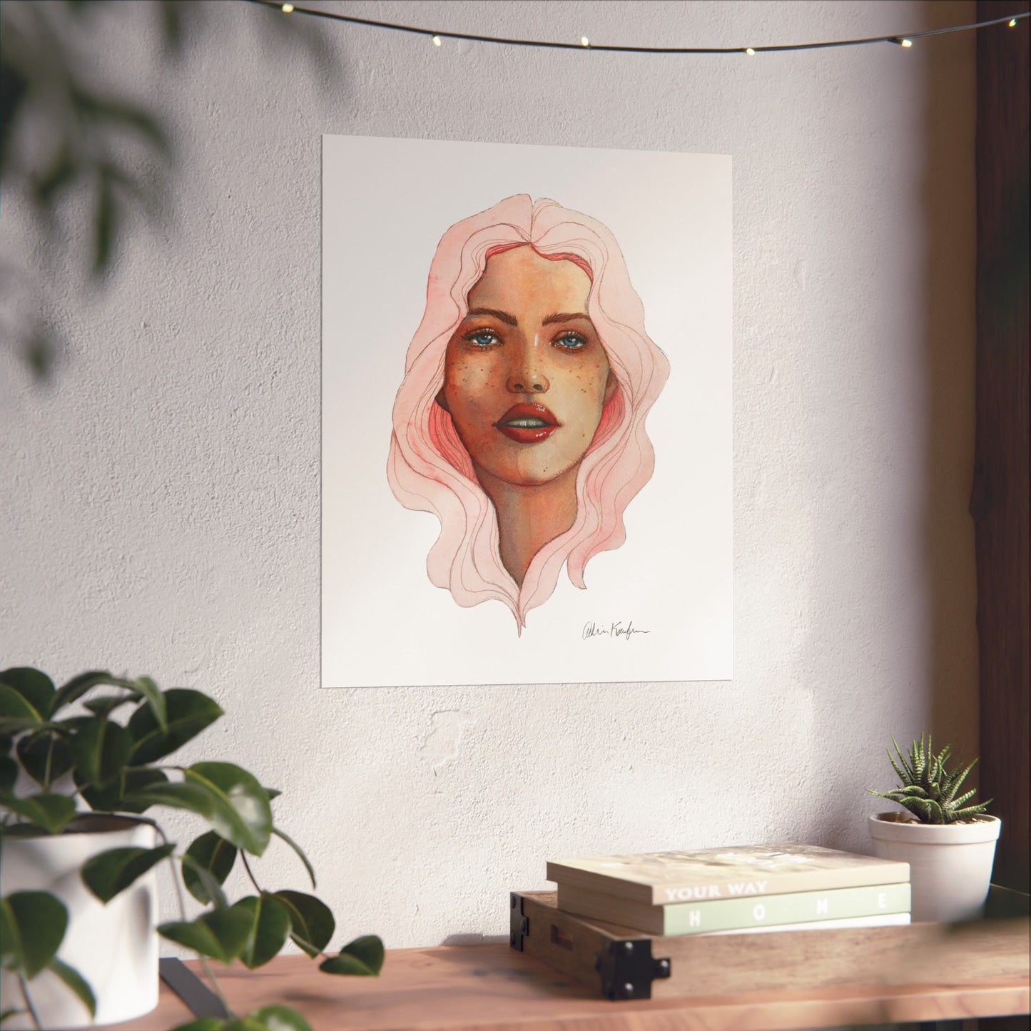 Pink Poster