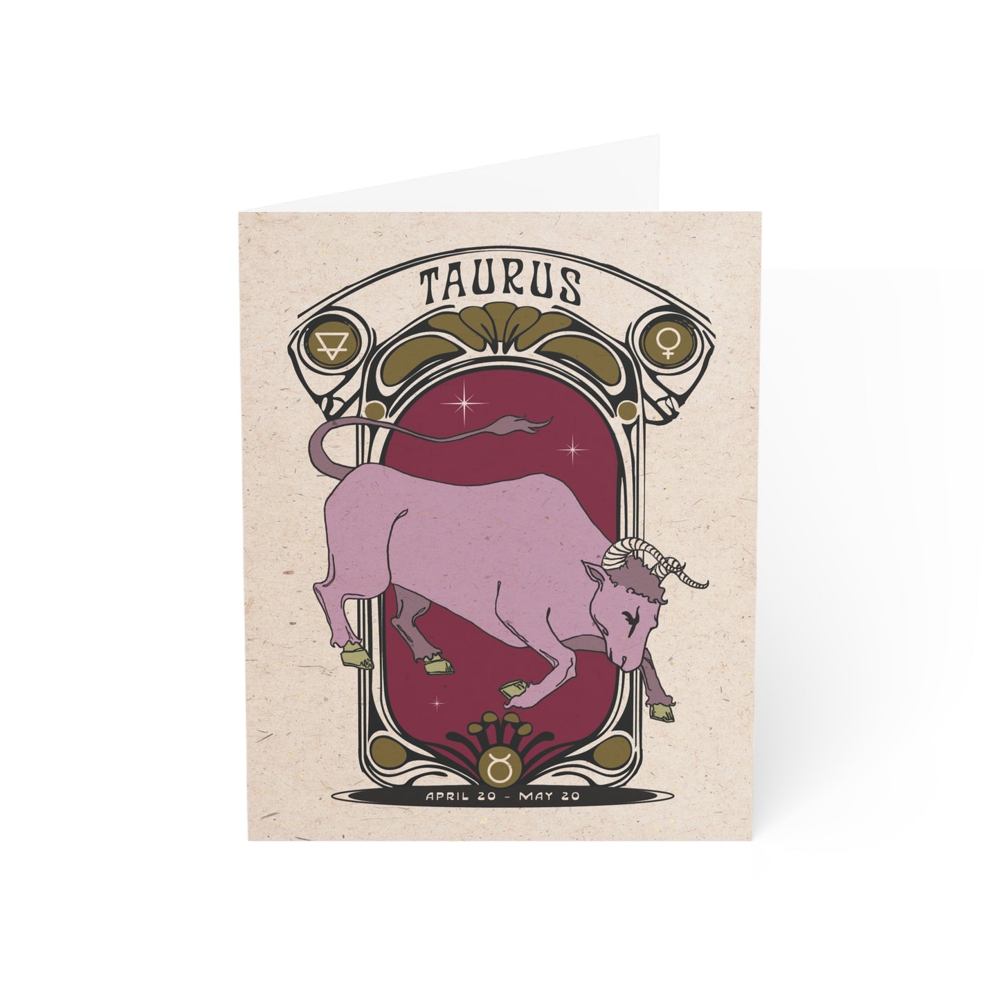 Taurus Zodiac Card