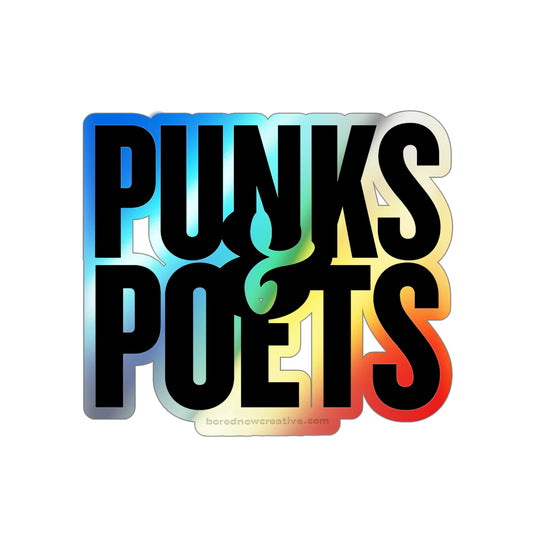 Punks & Poets Holographic Sticker