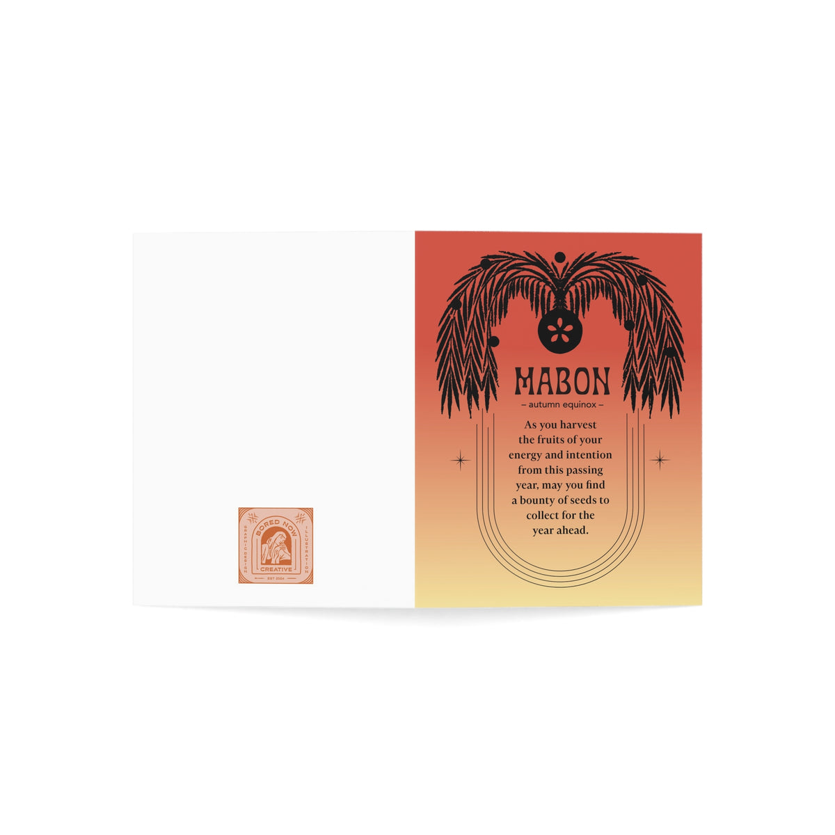 Mabon Note Cards (1, 10, 30, and 50pcs)