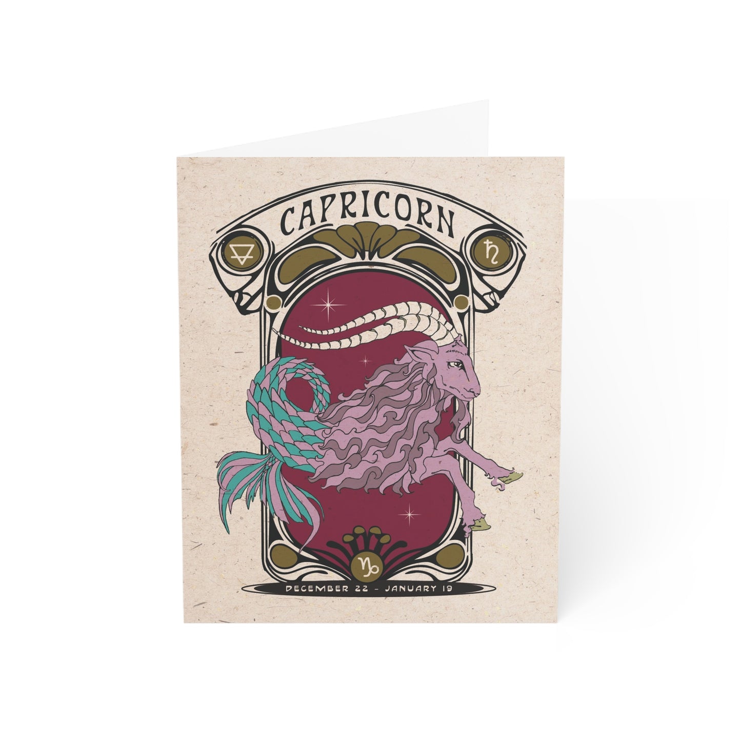 Capricorn Zodiac Card