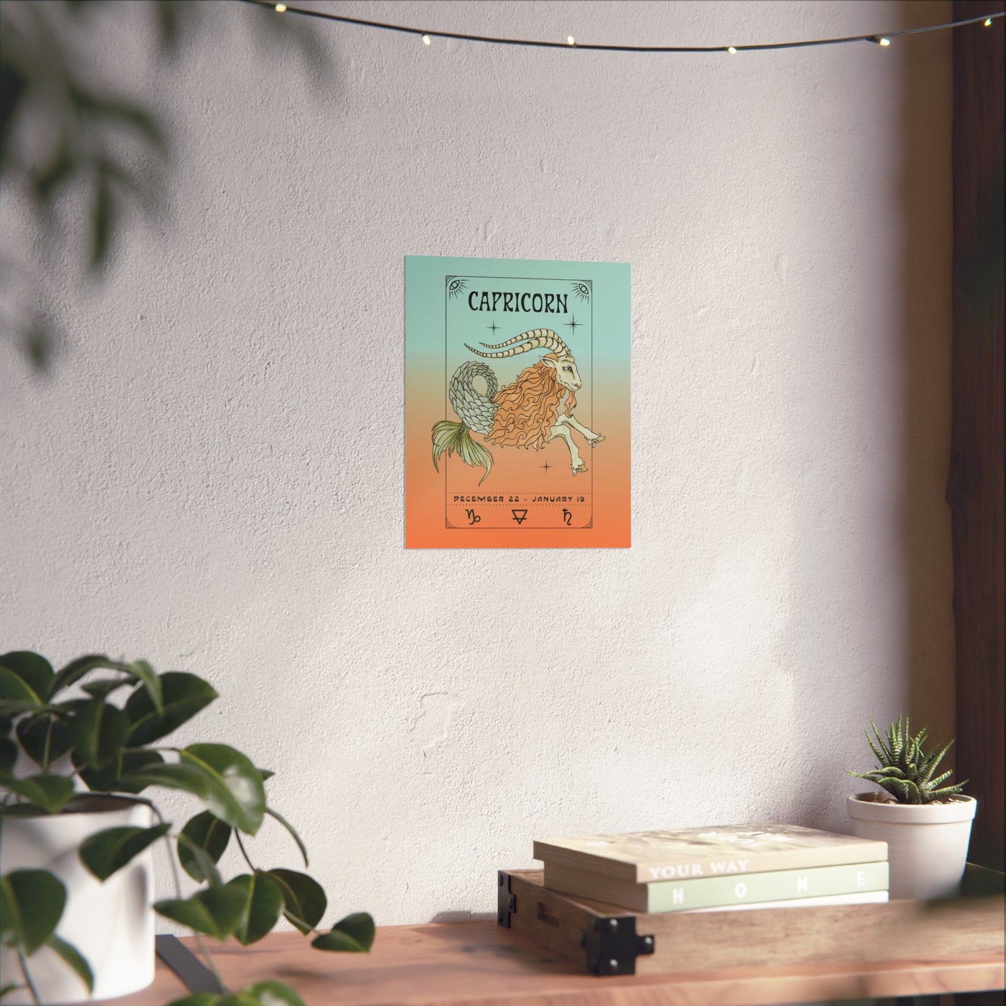 Capricorn Astrology Poster