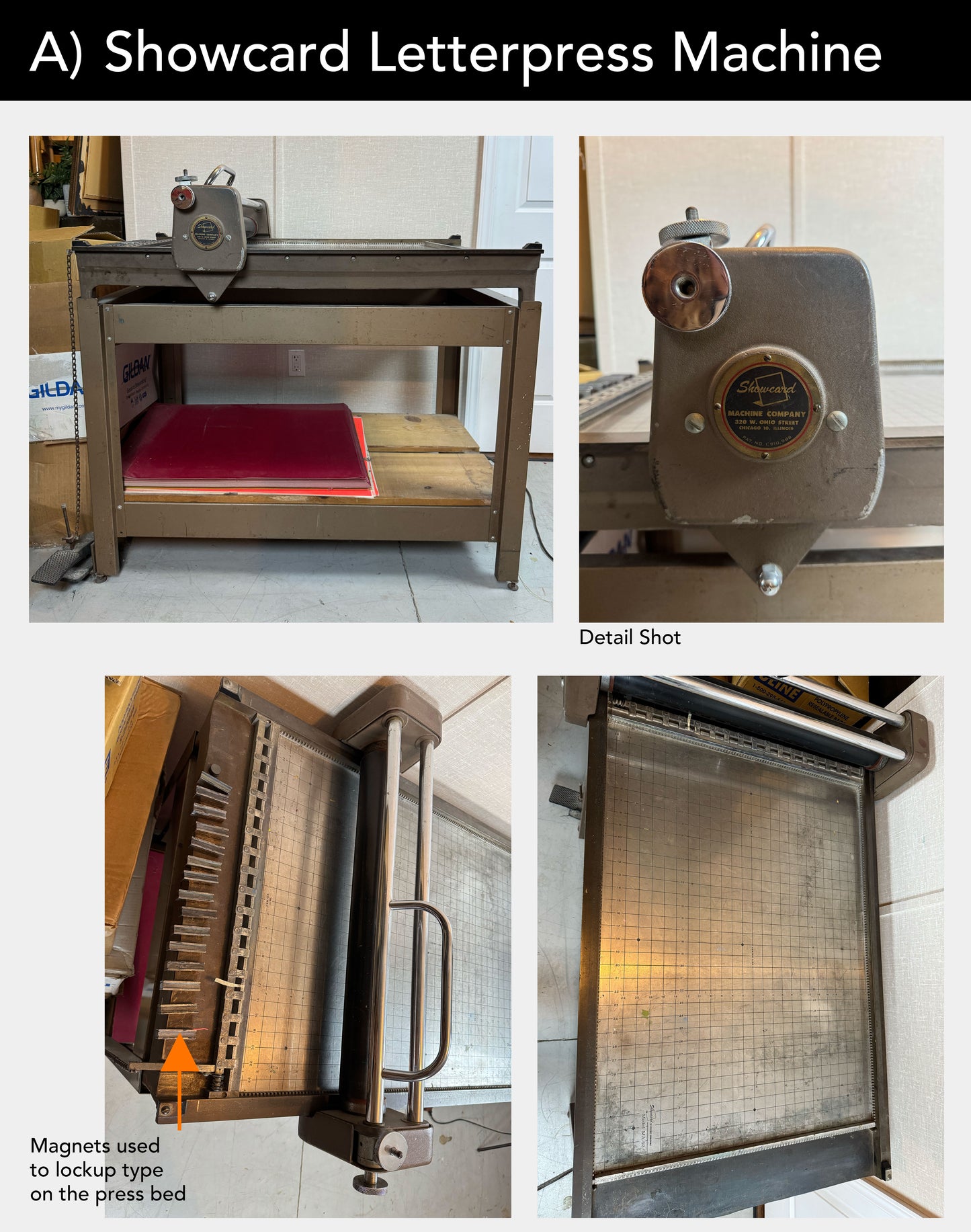 Letterpress + Equipment For Sale