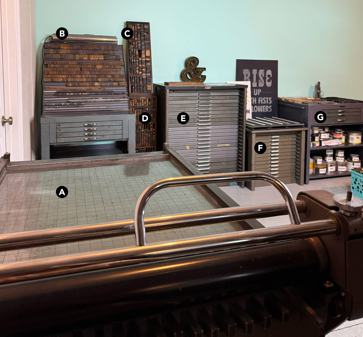 Letterpress + Equipment For Sale